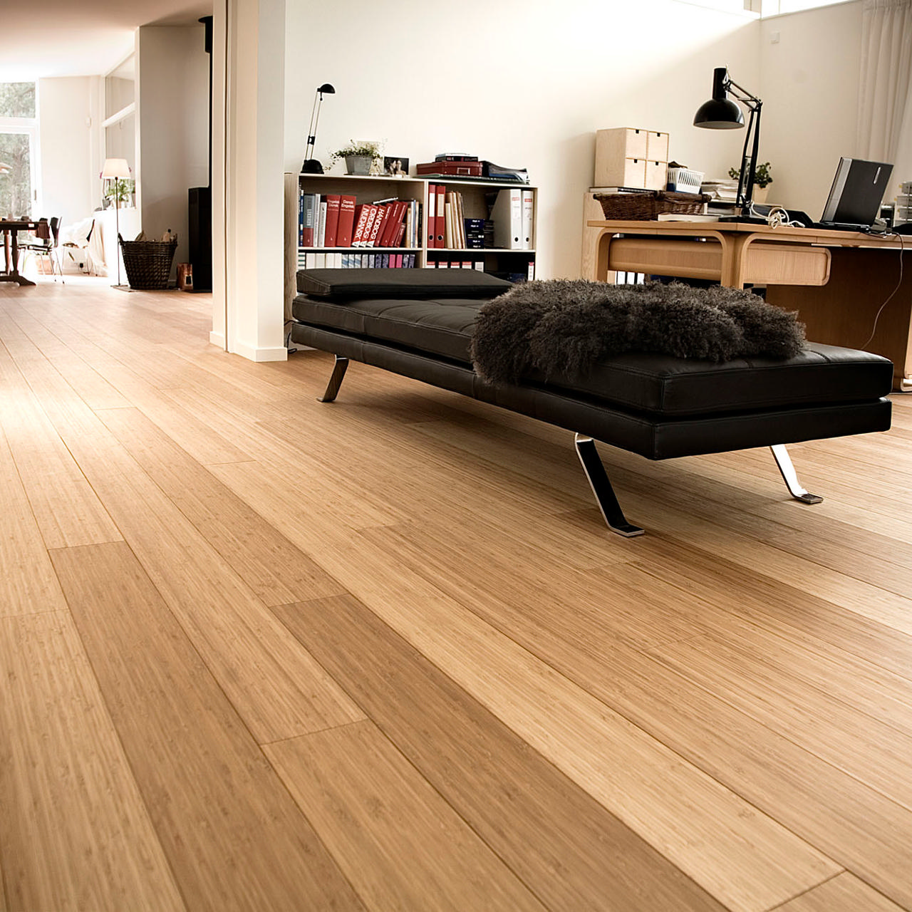 BambusPlank, Carboniseret, matlak, 19x150x1900 mm