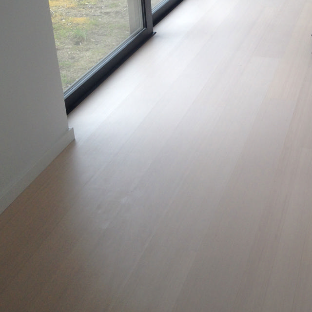 Bambus LamelPlank, klik, Natur, hvid matlak