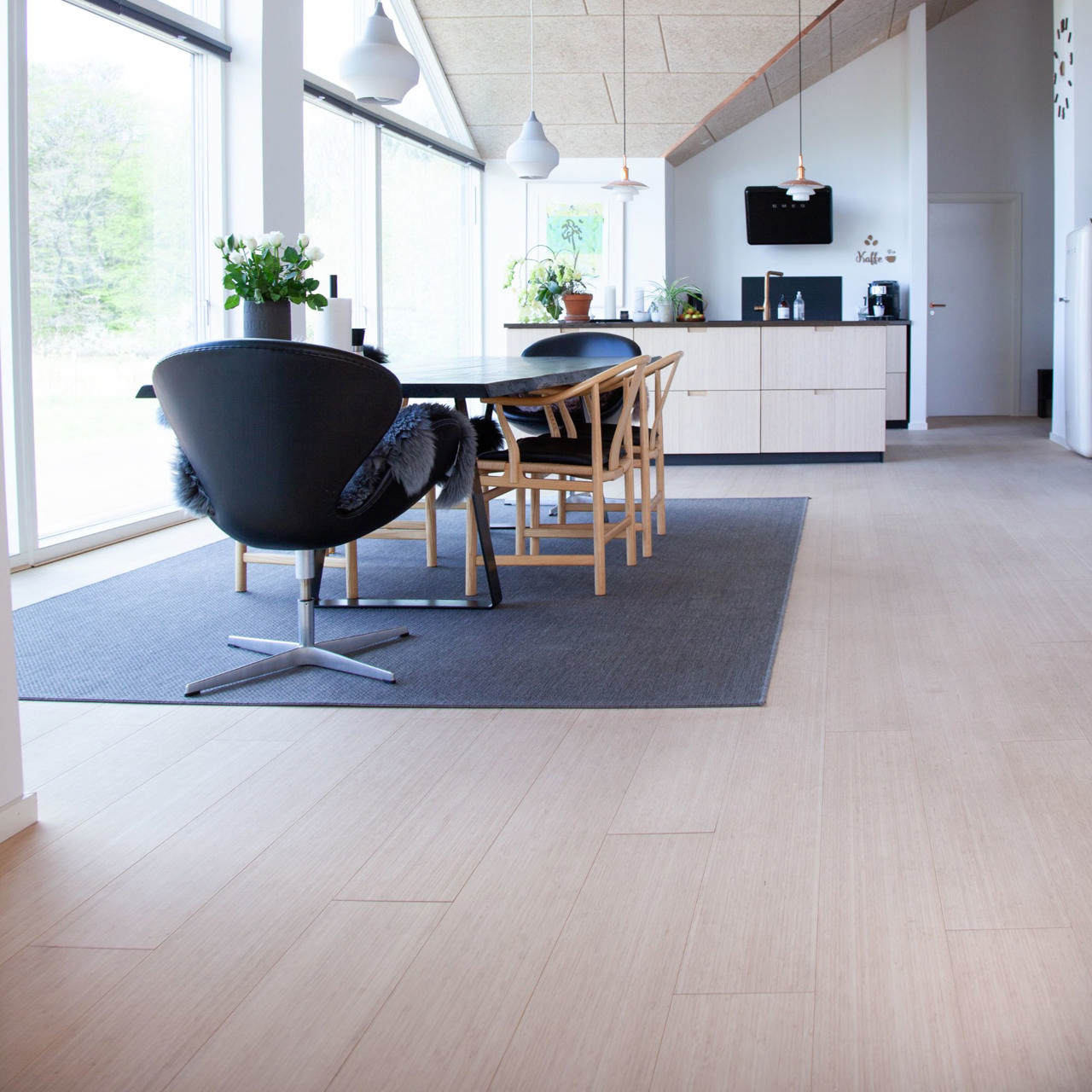 Bambus LamelPlank klik Nordic Grey matlak