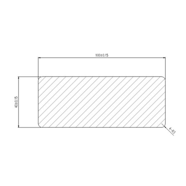 FSC 100% Bambus Bjælke Pro™, Espresso 100x40mm