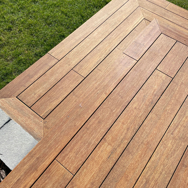 FSC 100% Bambus TerrassePlank Pro™, SS Cognac, 155