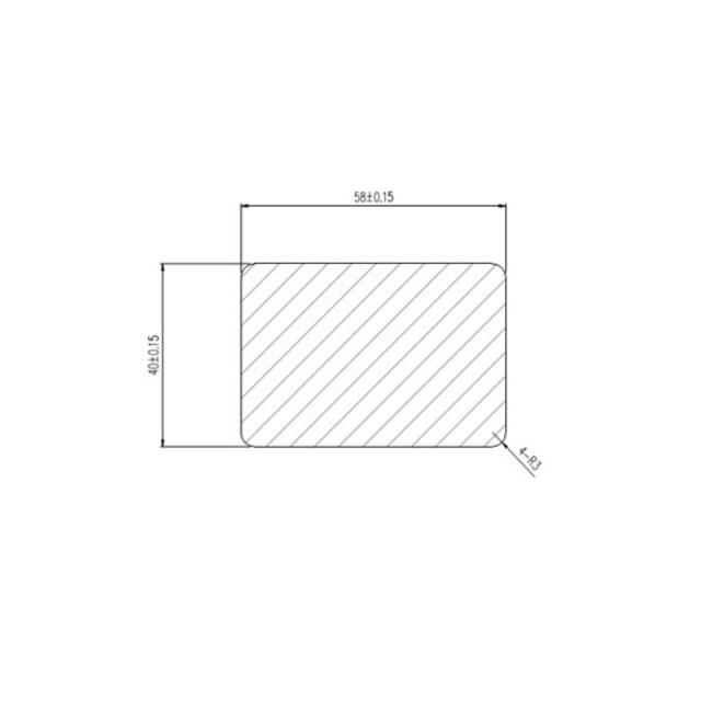 FSC 100%  Bambus Terrassestrø Pro™, Cognac 58x40mm