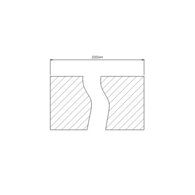 FSC 100% Bambus Bjælke Pro™ Cognac 100x40 mm