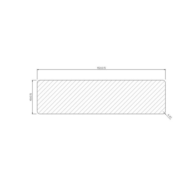 FSC 100% Bambus Bjælke Pro™, Cognac 152x40mm