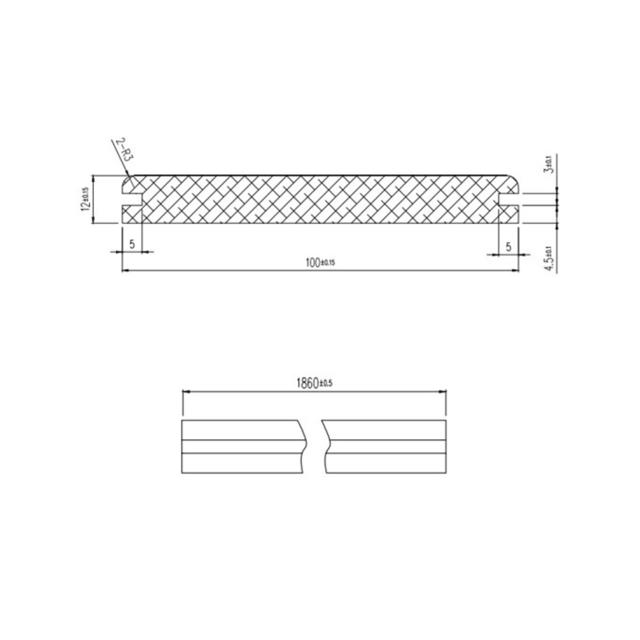 FSC 100% Bambus FacadePlank Pro™, Cognac, 12mm