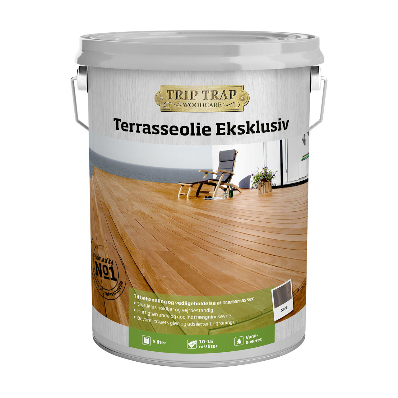 Terrasseolie Ekskl. Sort 5L