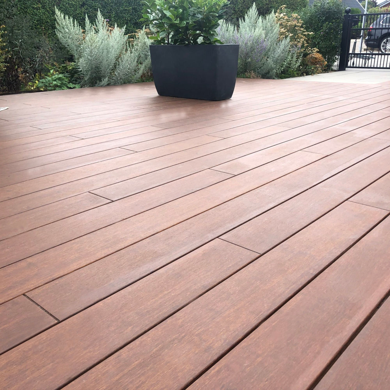 FSC Bambus TerrassePlank Pro™ + Slutbrædt Cognac, 178mm.